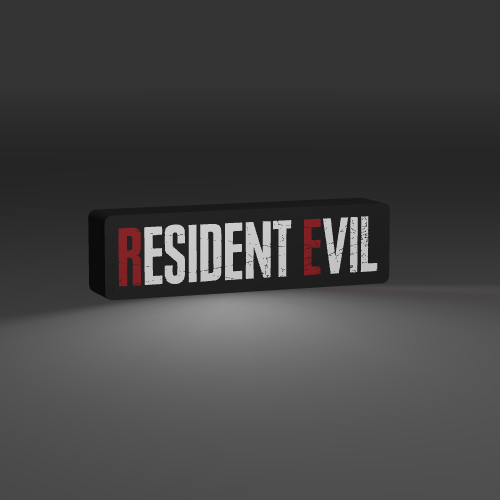 Resident Evil LED light box – custom 3D printed – Lit Layer Creations